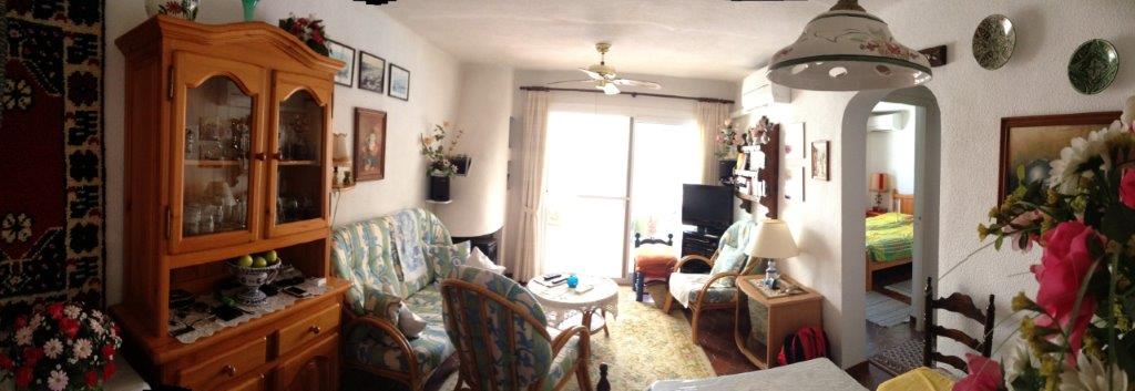 Wohnzimmer Panoramablick 2015